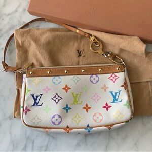 LOUIS VUITTON 2003 Multicolor Pochette Bag